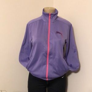 Purple puma track jacket